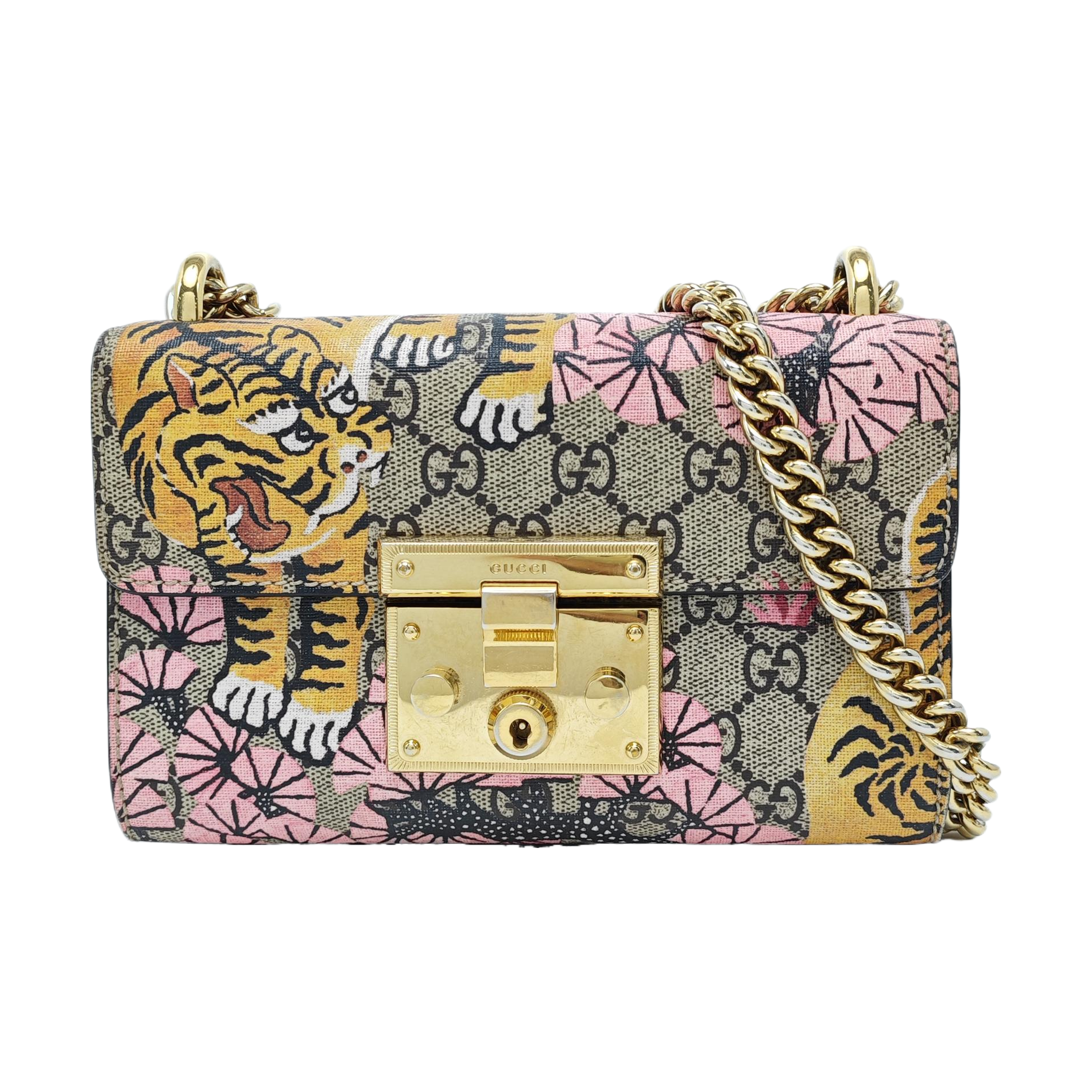 Authenticated pre-owned  Padlock Small Monogram Coated Canvas Multicolor - Shoulder Bag at Looply