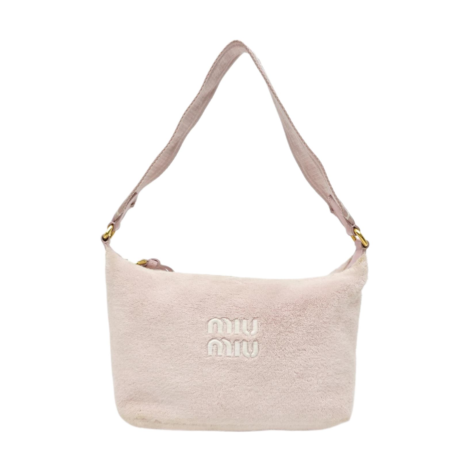 Fabric Top Handle Bag Mini Pink