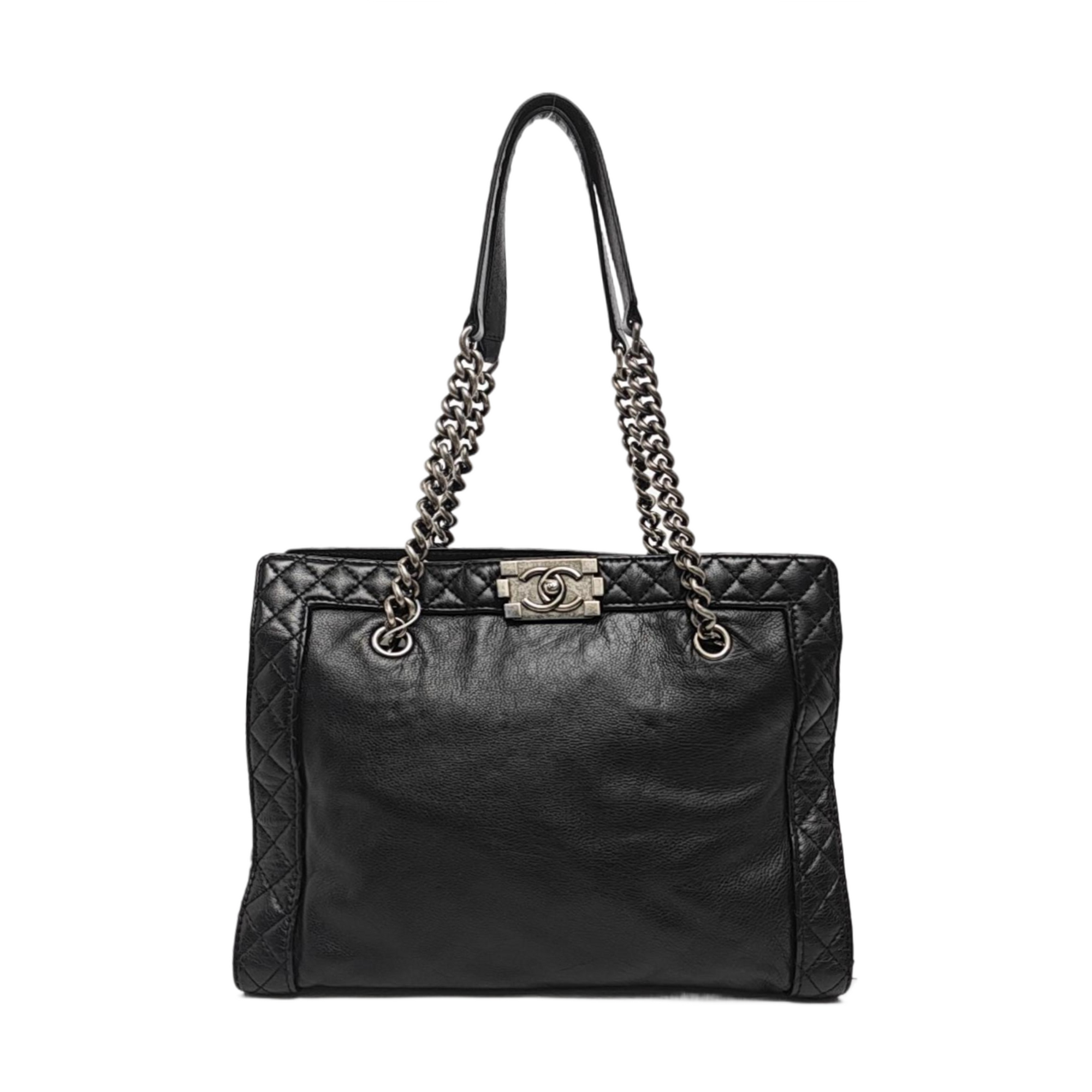 Quilted Calfskin Black