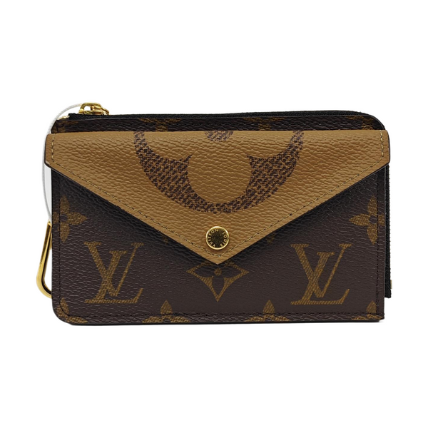 RECTO VERSO Monogram Coated Canvas Brown Coin Purse