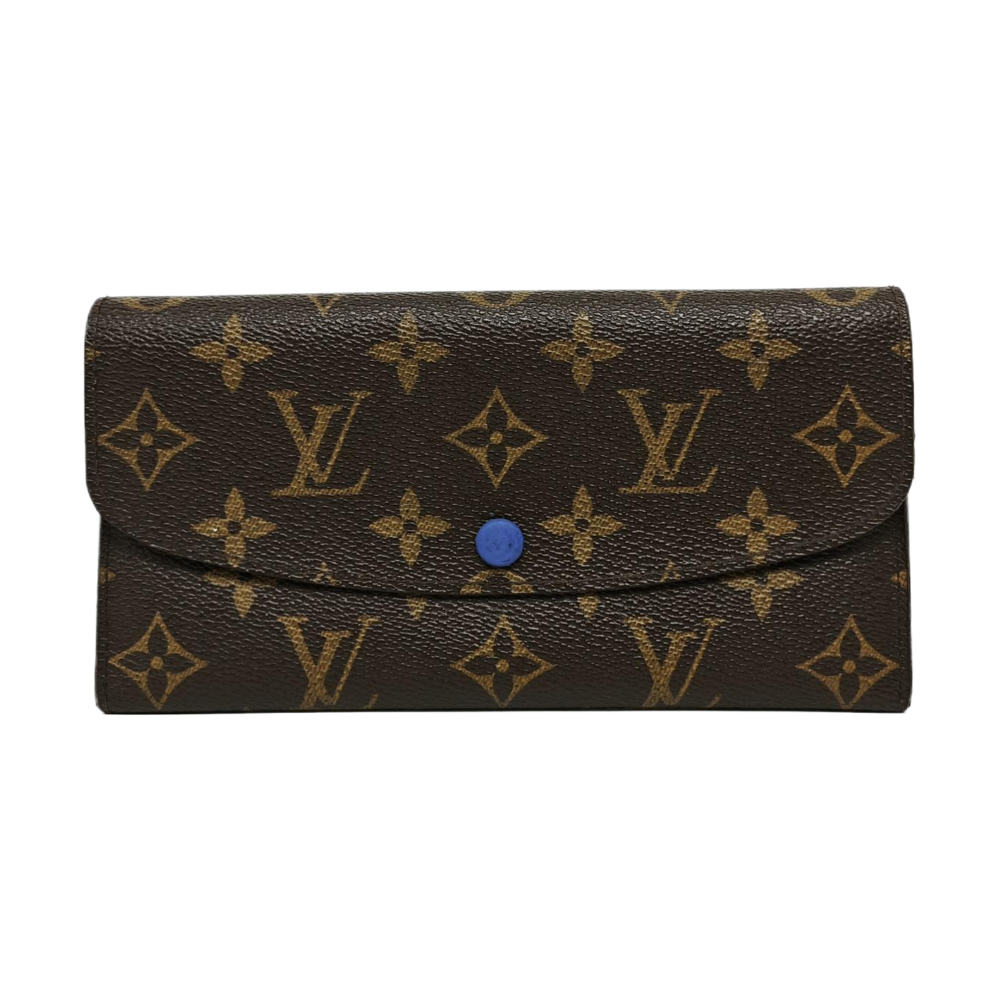 EMILIE Monogram Coated Canvas Brown Wallet