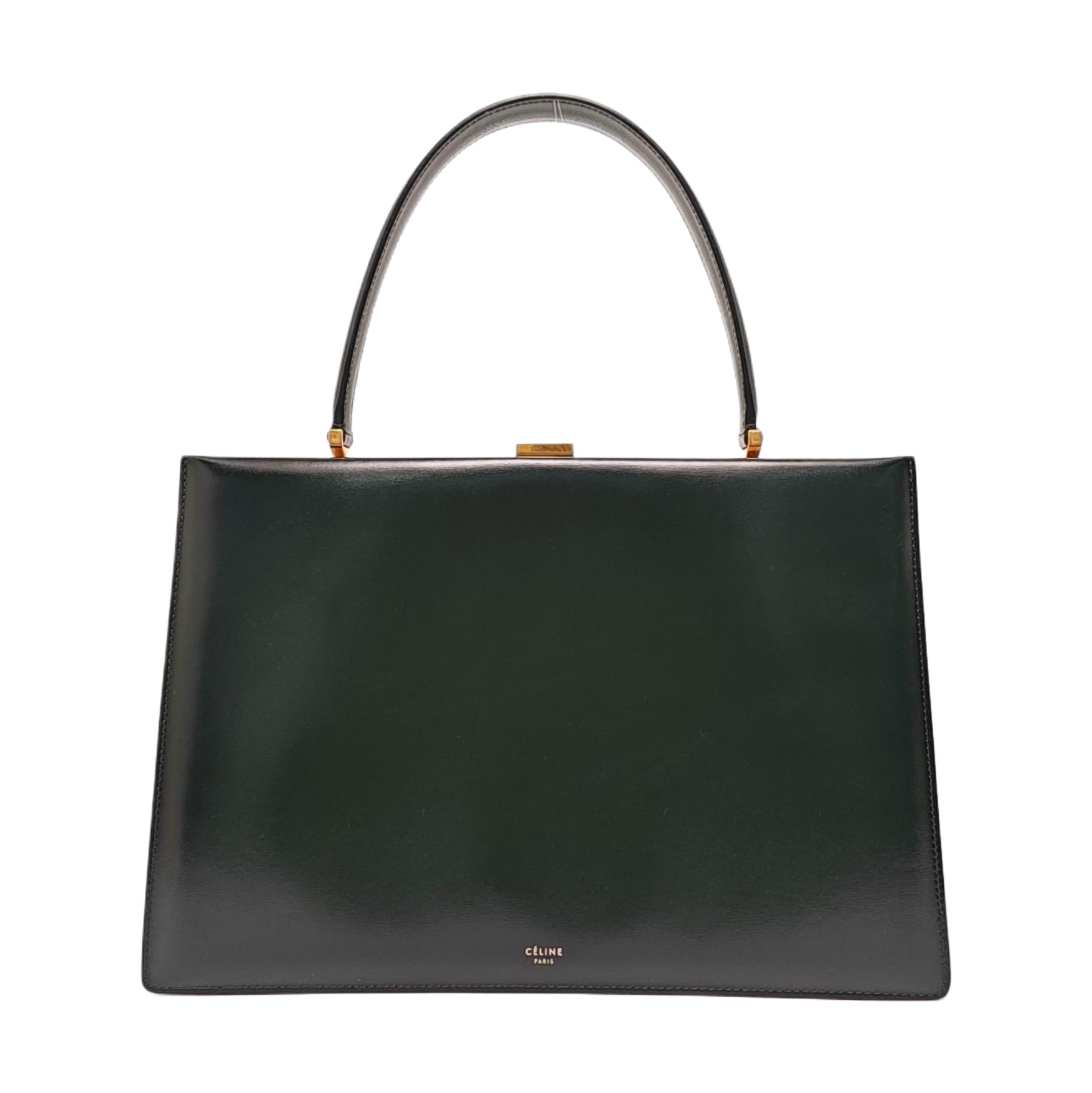 CLASP Medium Calfskin Green
