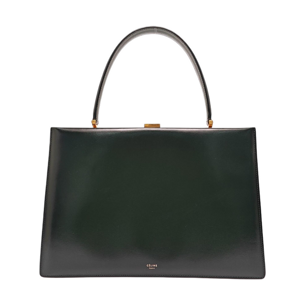 CLASP Medium Calfskin Green