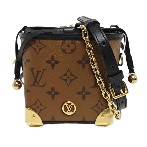 NOÉ PURSE LV CHARMS Monogram Coated Canvas Brown