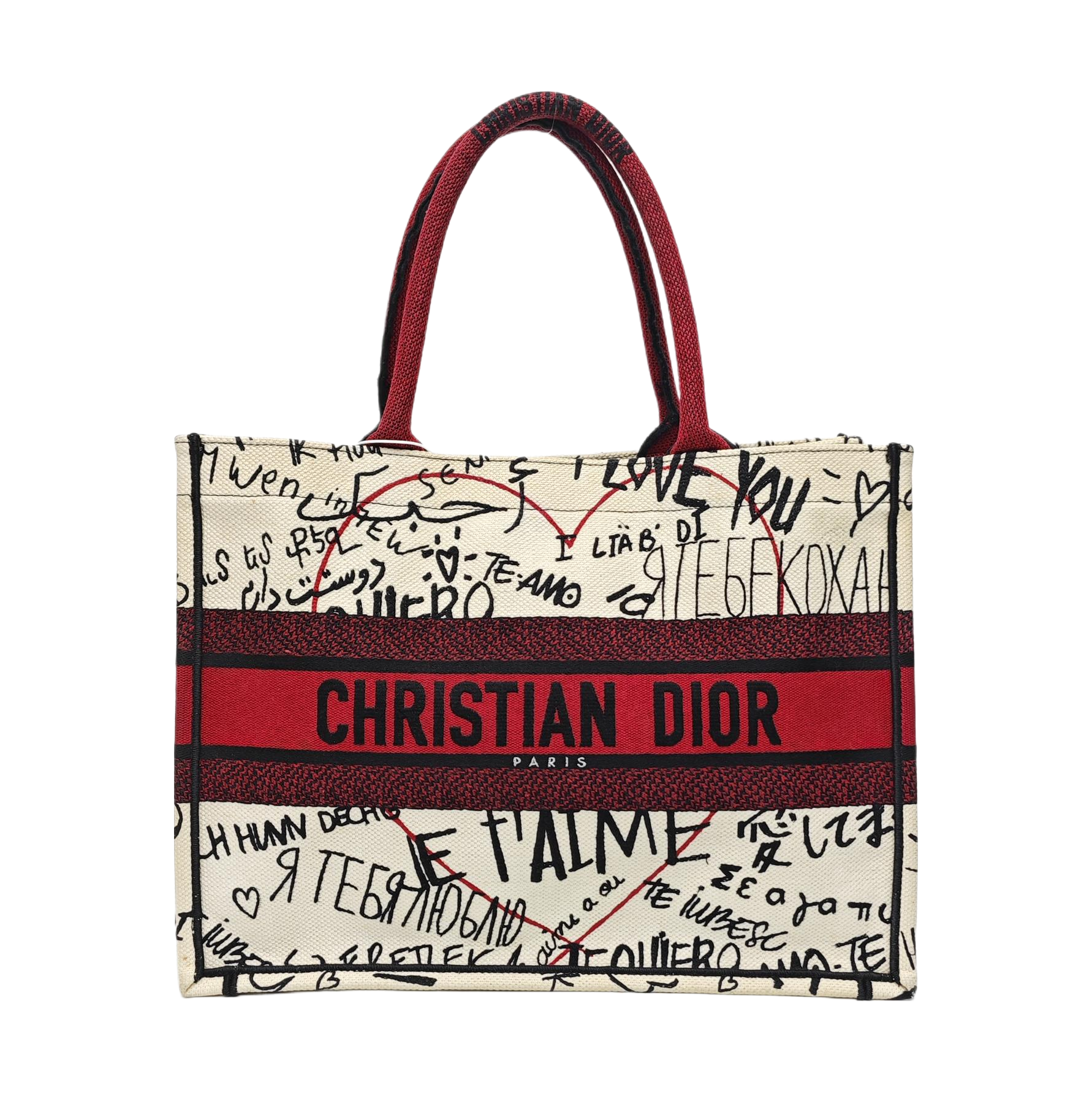 Book Tote Medium Canvas Multicolor