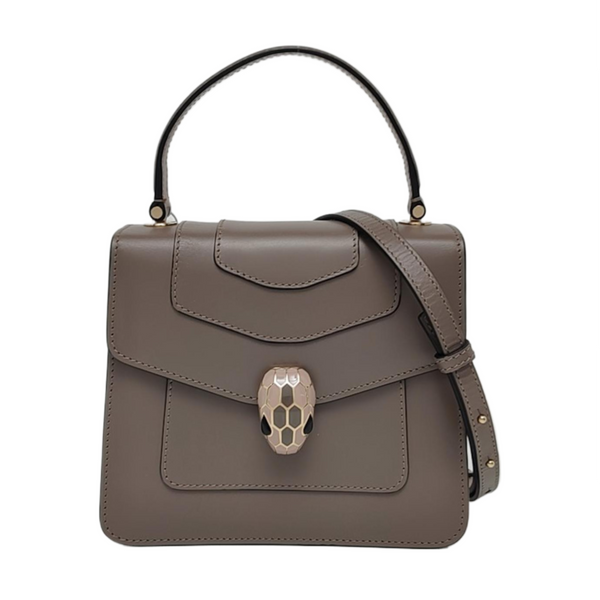 SERPENTI FOREVER Small Calfskin Gray