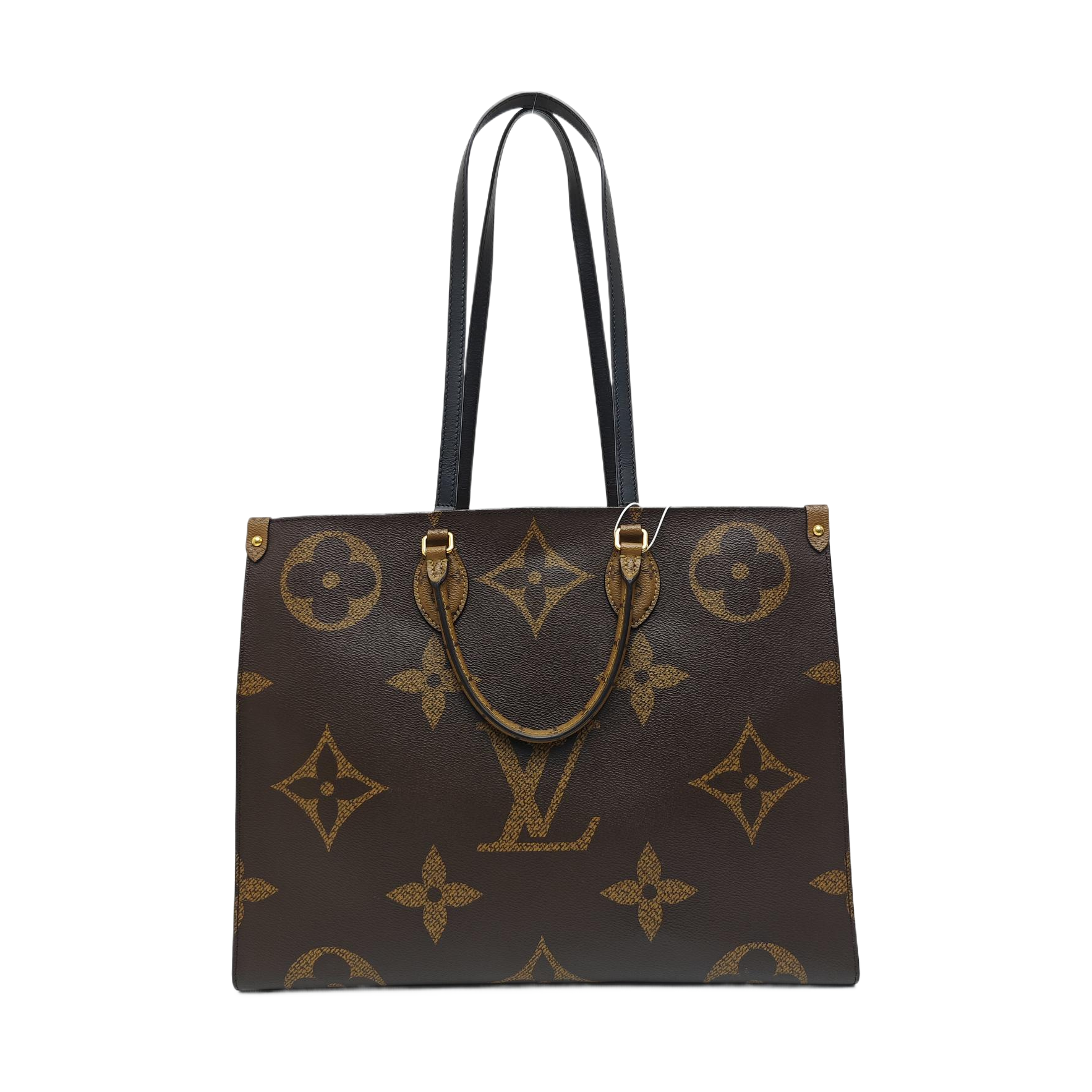 ONTHEGO GM Monogram Coated Canvas Brown