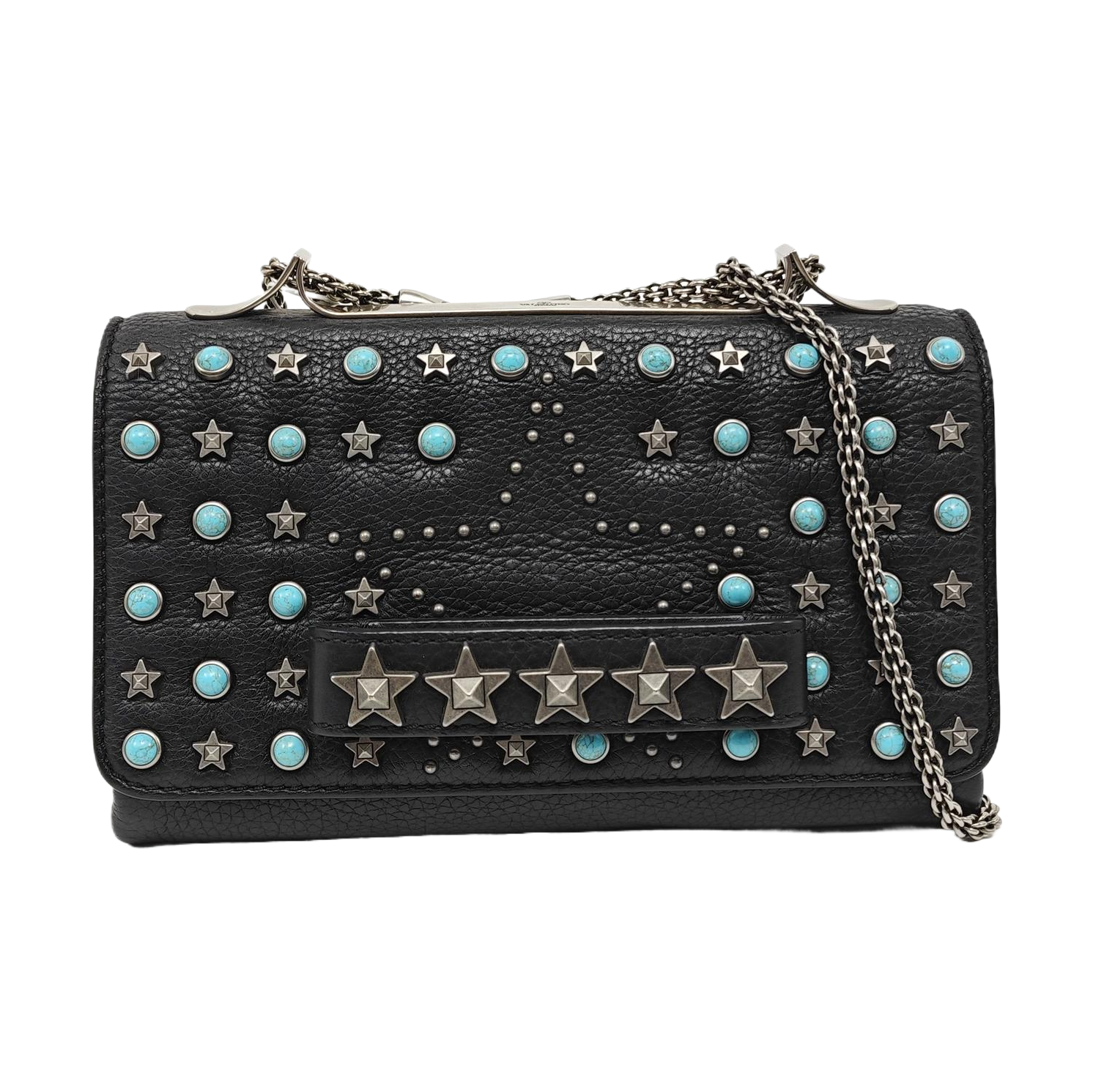 Calfskin Shoulder Bag Black