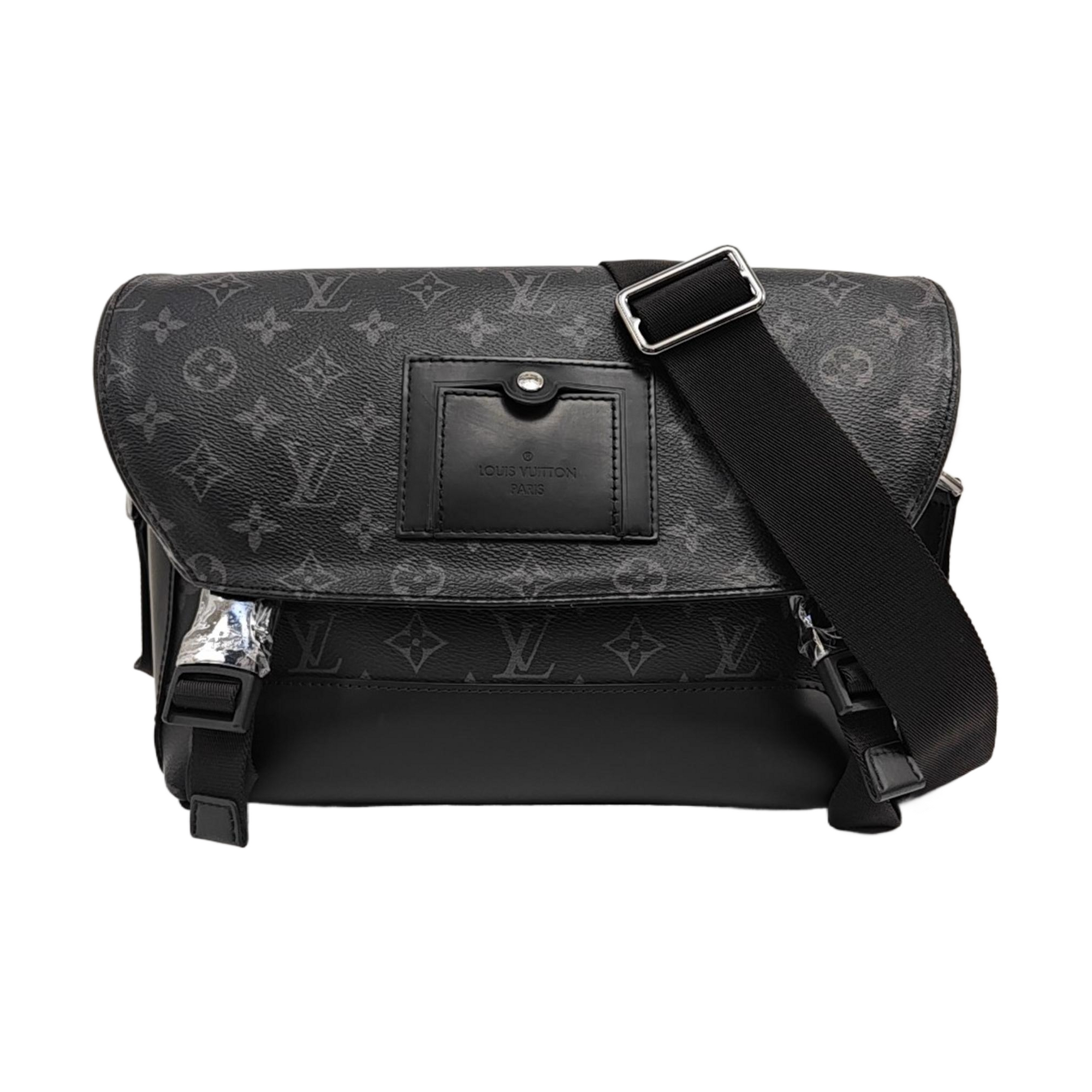 VOYAGER PM Monogram Coated Canvas Black