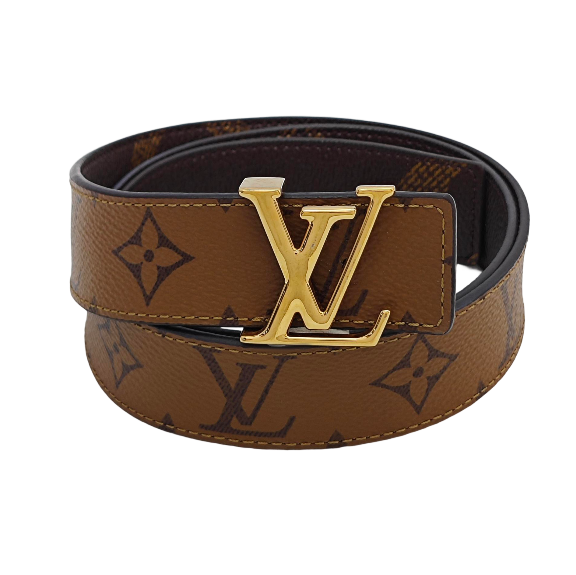 Coated Canvas Belt Brown