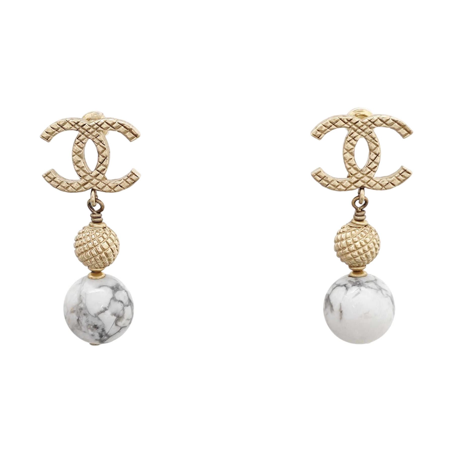 Metal Gold Stud Earrings