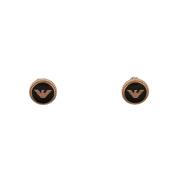 Metal Rose Gold Stud Earrings