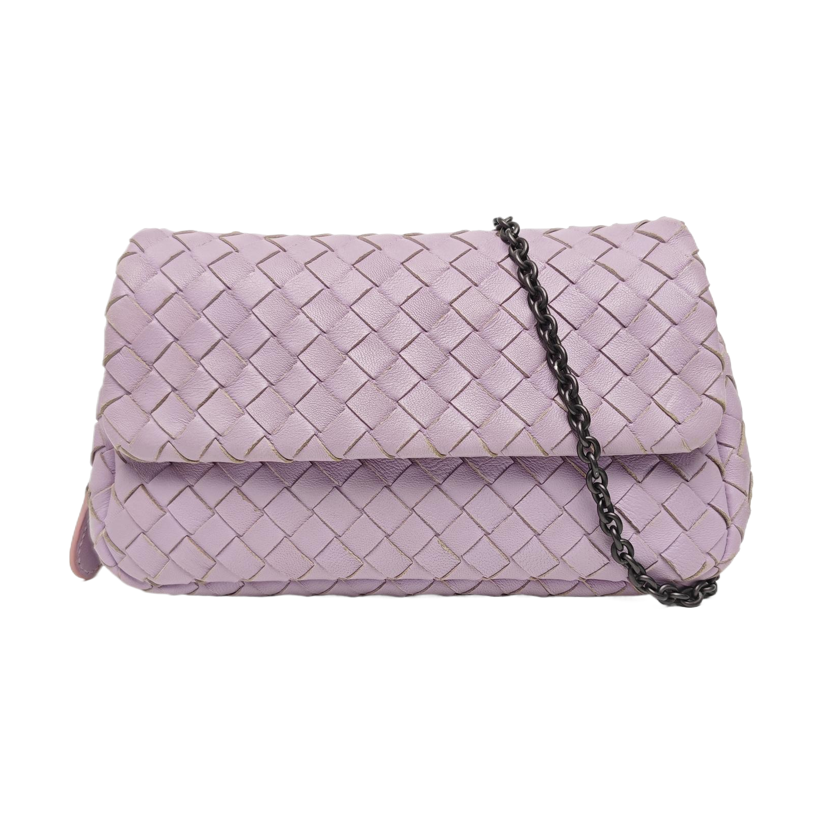 Lambskin Shoulder Bag Purple