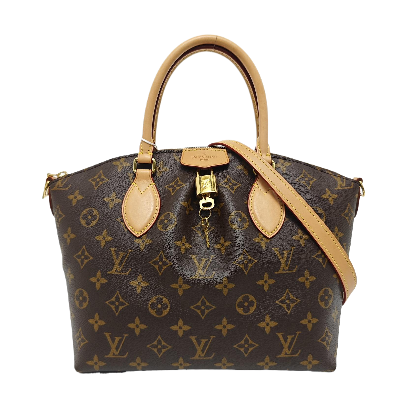 BOETIE PM Monogram Coated Canvas Brown