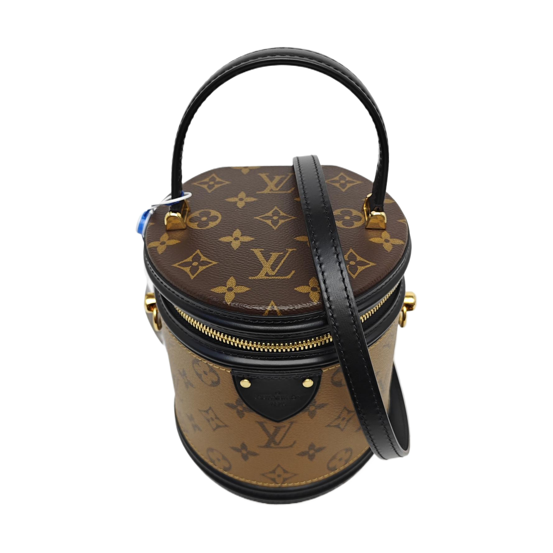 CANNES PM Monogram Coated Canvas Brown