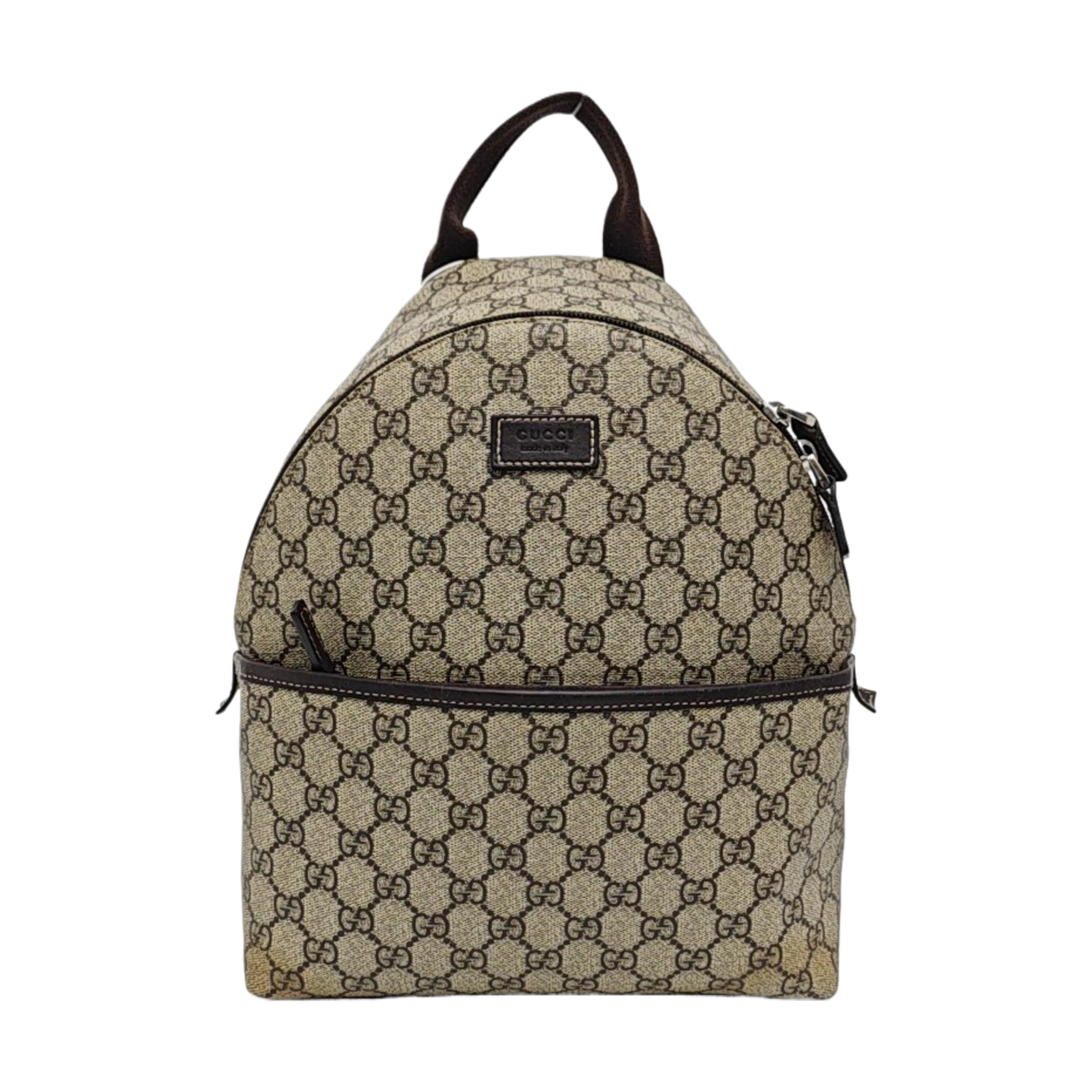 Signature Monogram Coated Canvas Beige