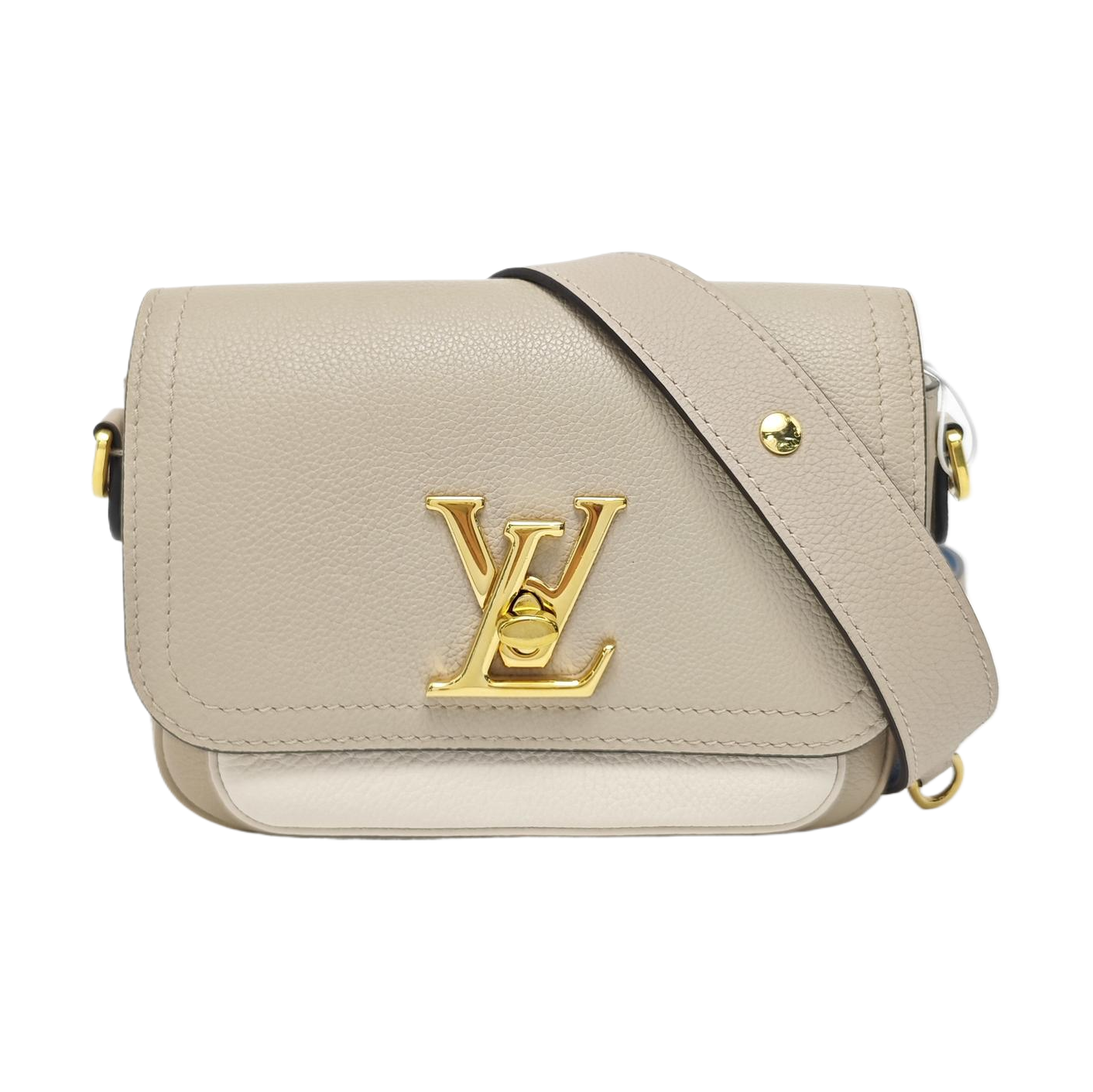 LOCKME TENDER Mini Calfskin Beige