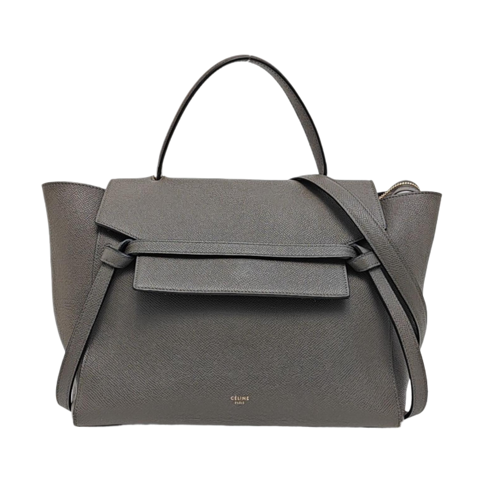 BELT Mini Calfskin Gray