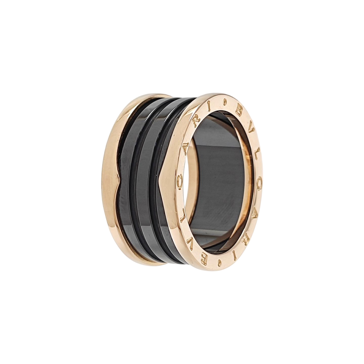 B.ZERO1 18k Rose Gold Ring EU 64