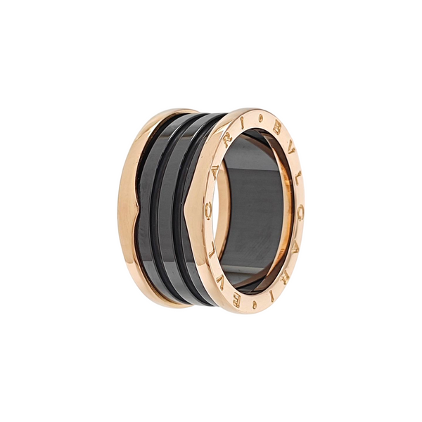 B.ZERO1 18k Rose Gold Ring EU 64