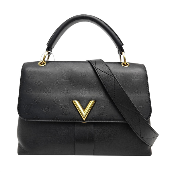 VERY Monogram Calfskin Black
