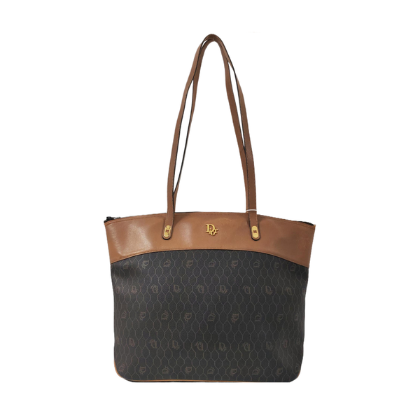 Oblique Coated Canvas Black