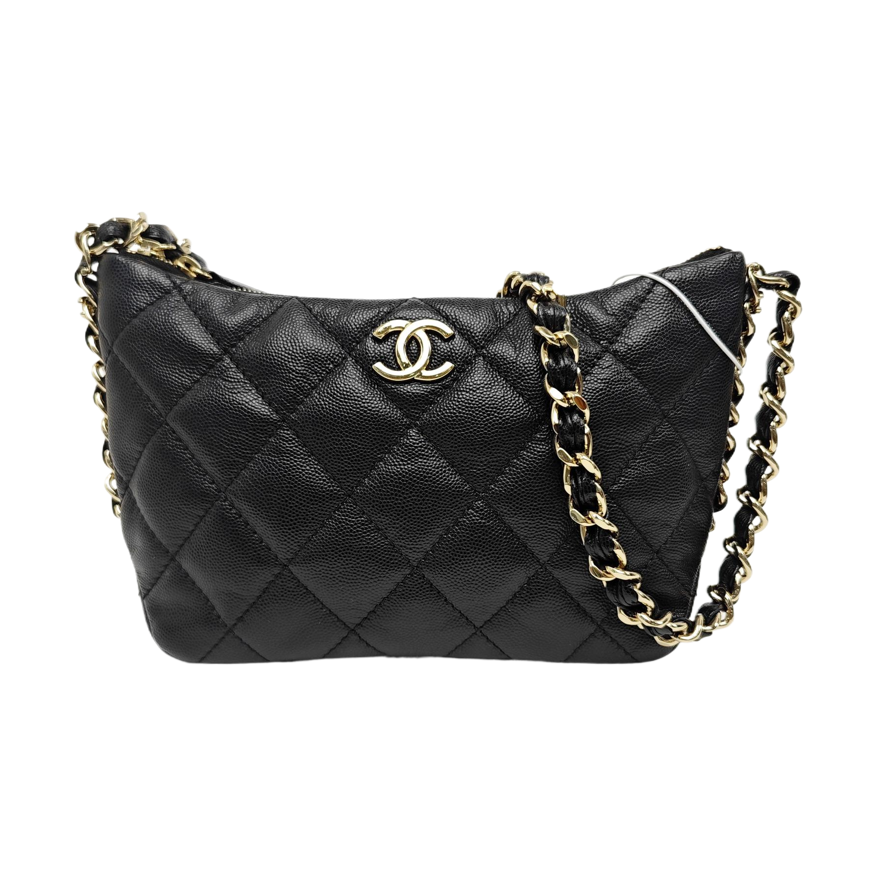 23K Quilted Calfskin Black