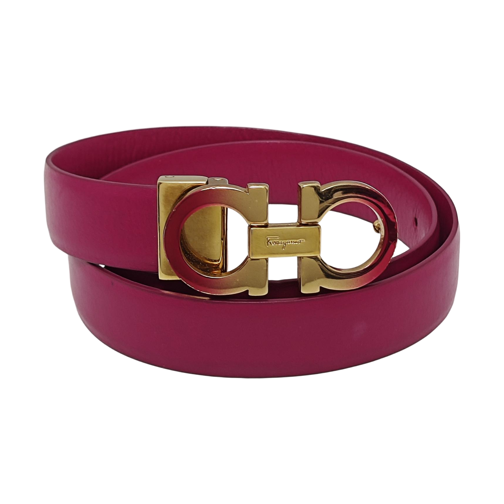 Leather Belt Purple