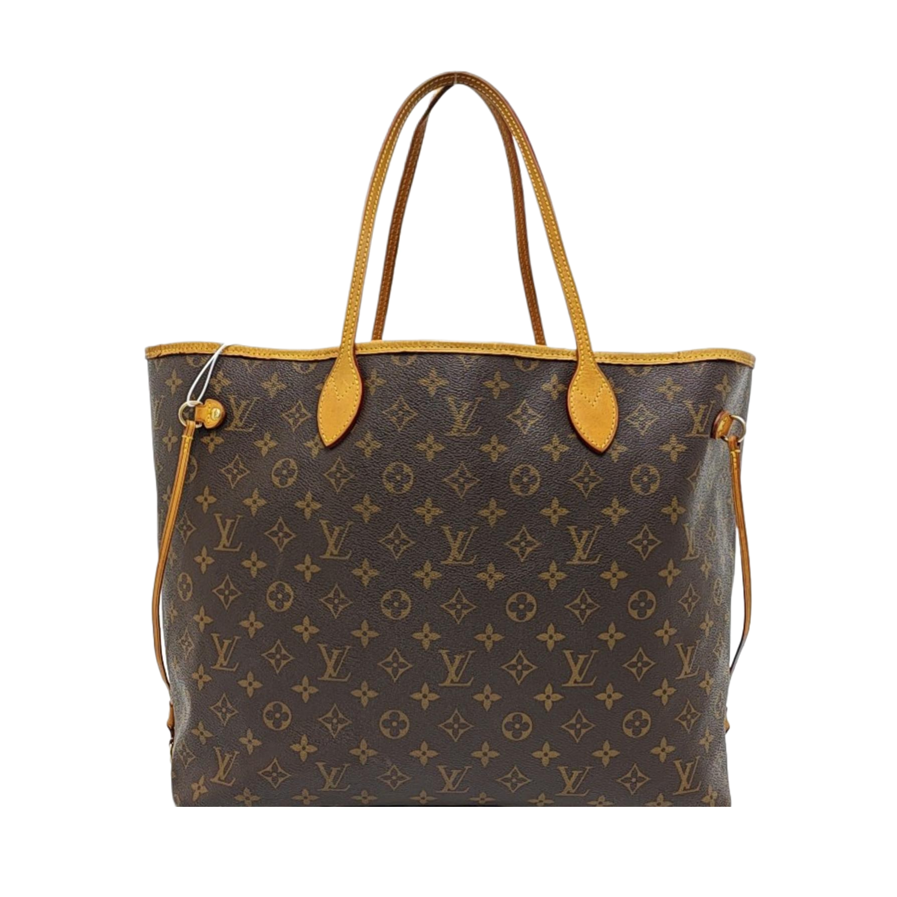 NEVERFULL GM Monogram Coated Canvas Brown