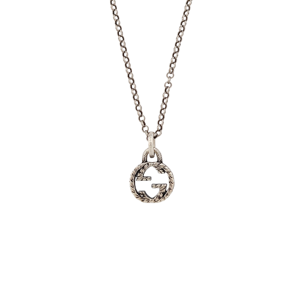 Interlocking G 925 Sterling Silver Necklace