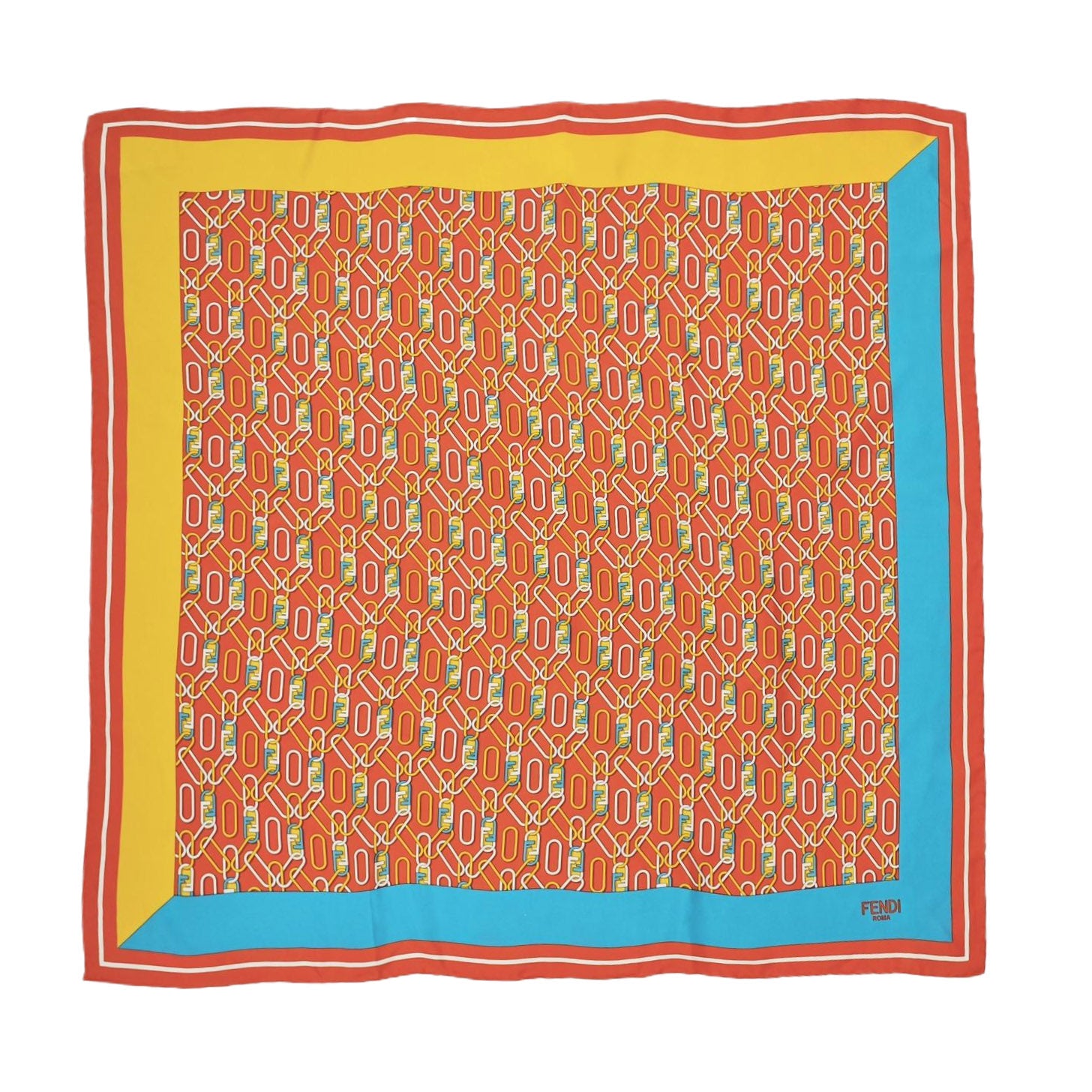 Mulberry Silk Silk Scarf Orange