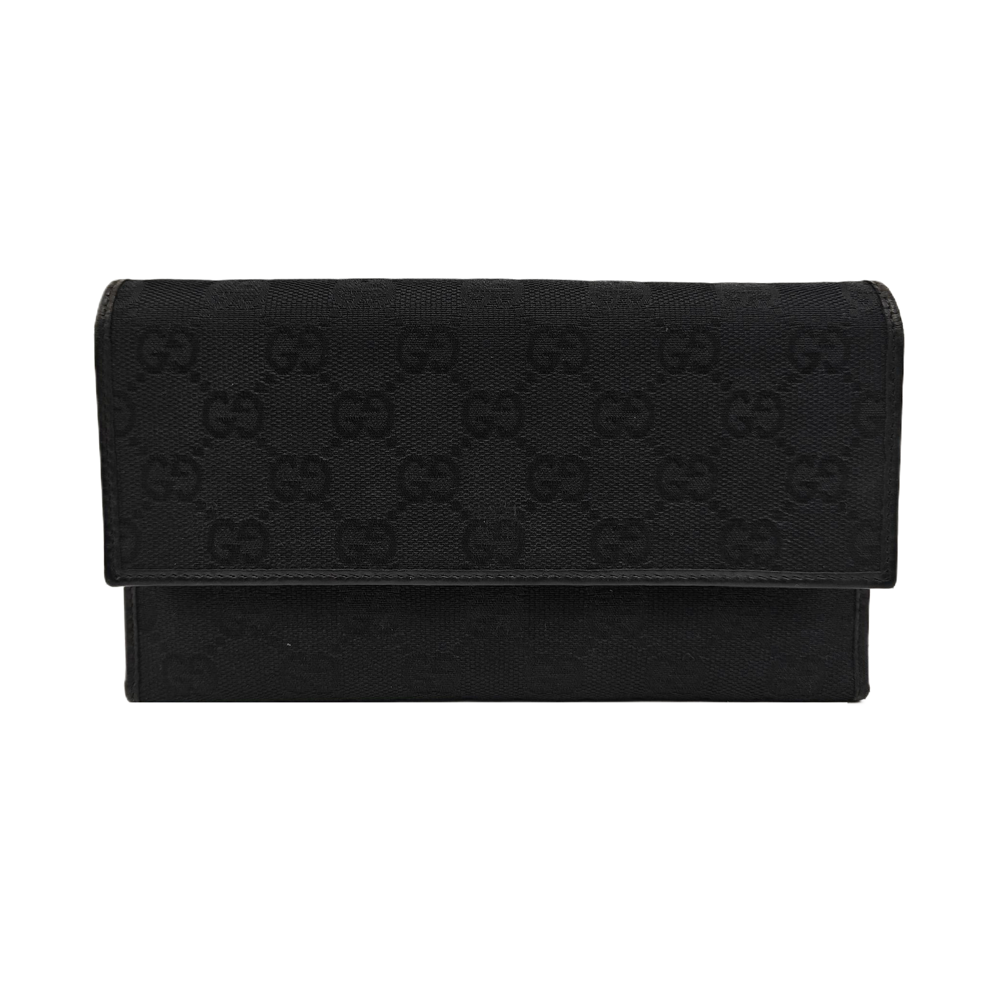 Monogram Canvas Wallet Black