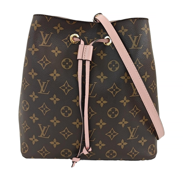 NÉONOÉ MM Monogram Coated Canvas Brown