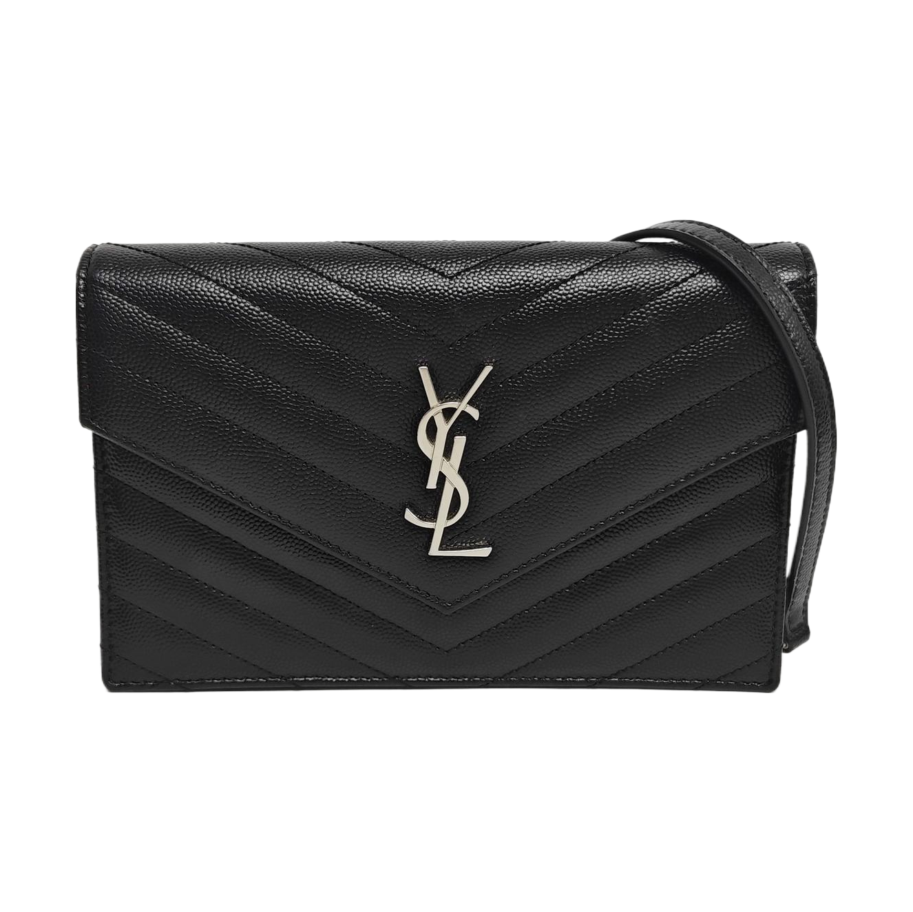 MONOGRAM WOC Chevron Calfskin Black