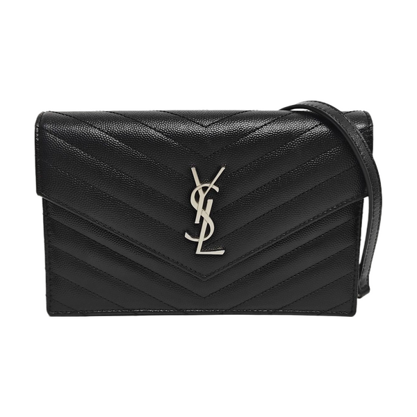 MONOGRAM WOC Chevron Calfskin Black