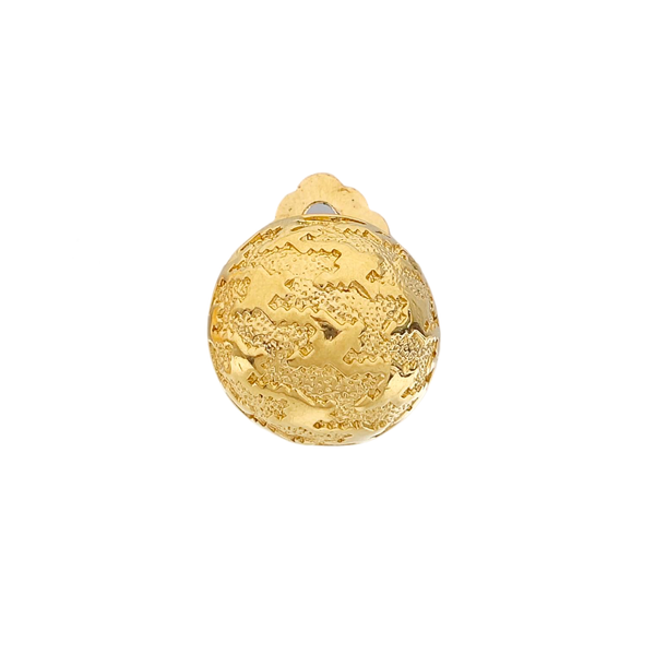 Metal Gold Clip On Earrings