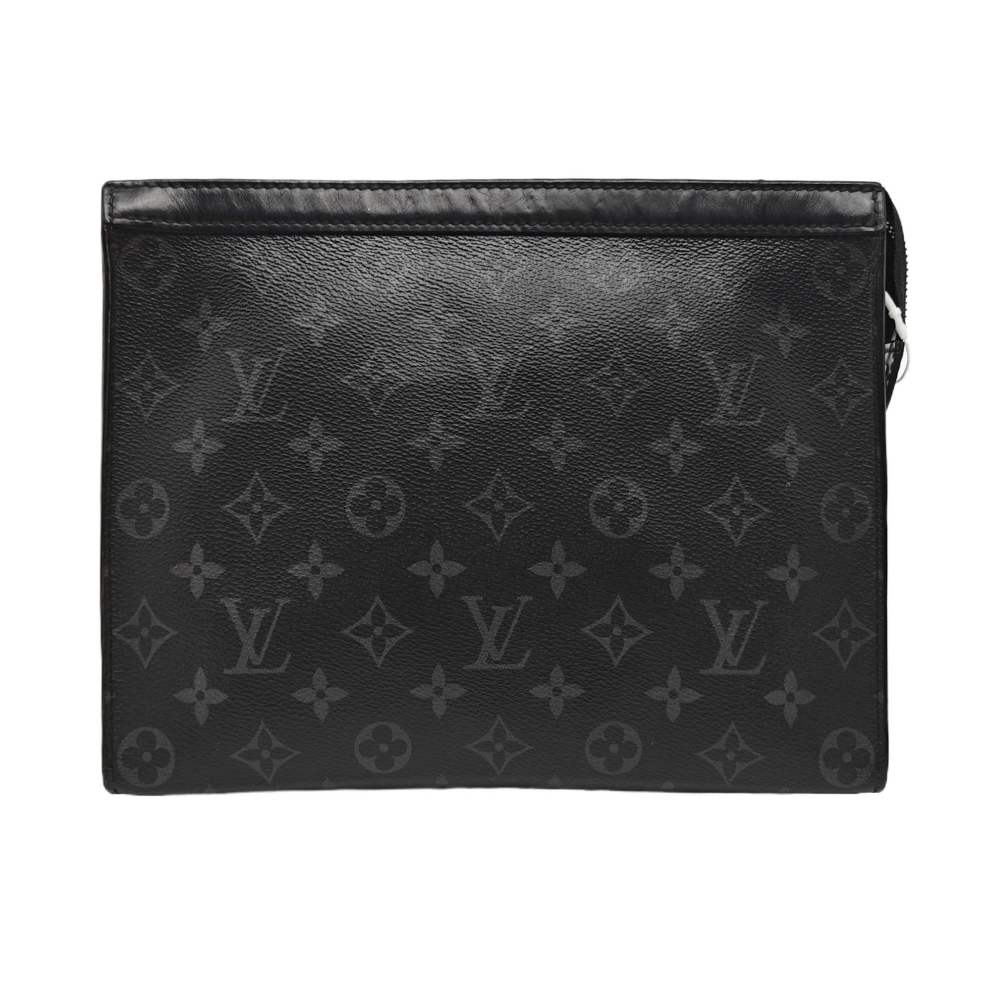 Pochette Voyag MM Monogram Coated Canvas Black