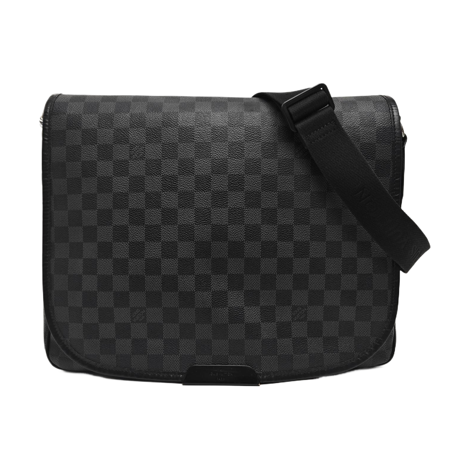DANIEL Damier Graphite Coated Canvas Gray