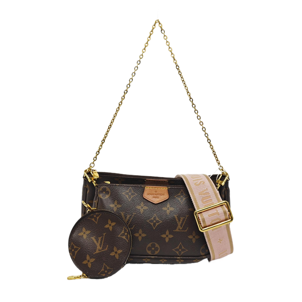 MULTI Monogram Coated Canvas Brown