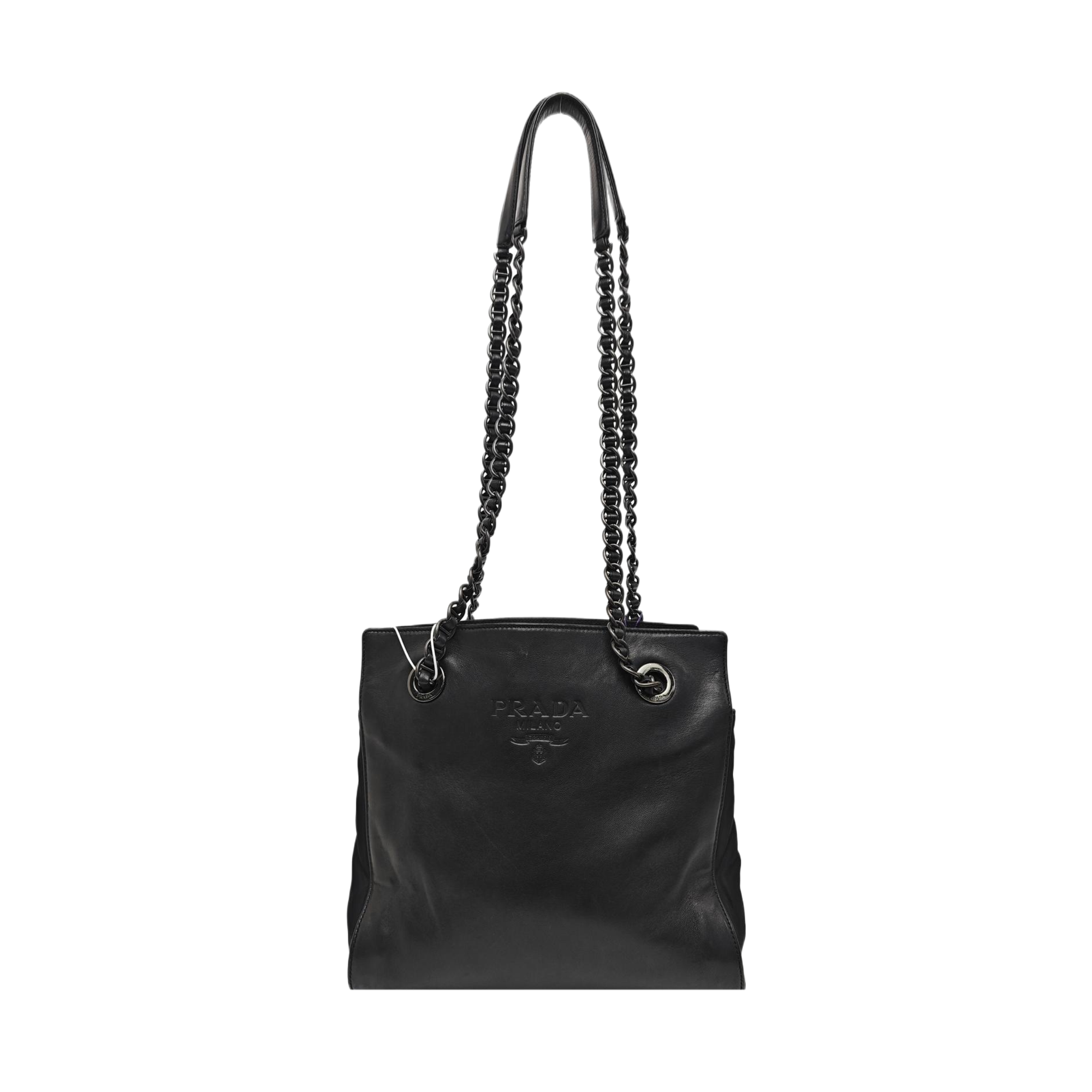 Leather Tote Bag Black