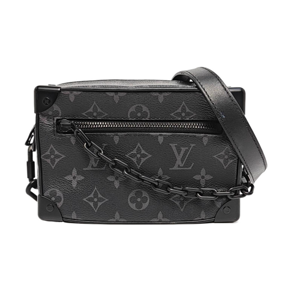 SOFT TRUNK Mini Monogram Coated Canvas Black