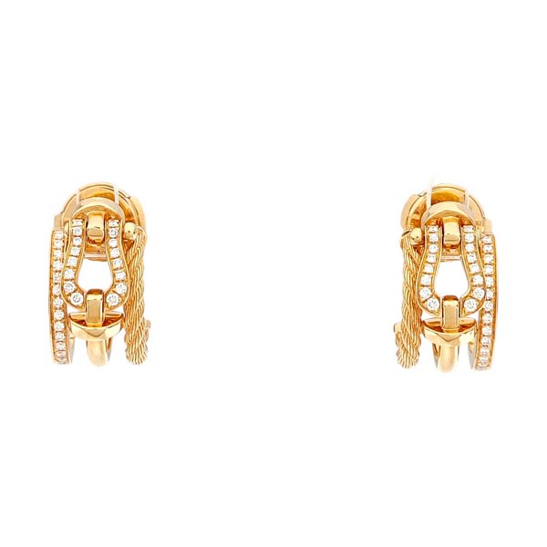 18k Rose Gold Stud Earrings