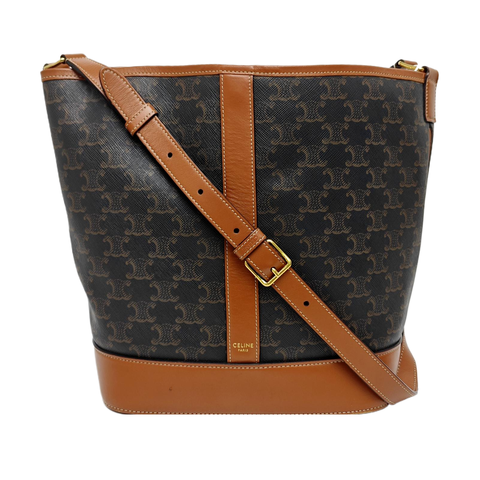TRIOMPHE CANVAS Medium Coated Canvas Brown