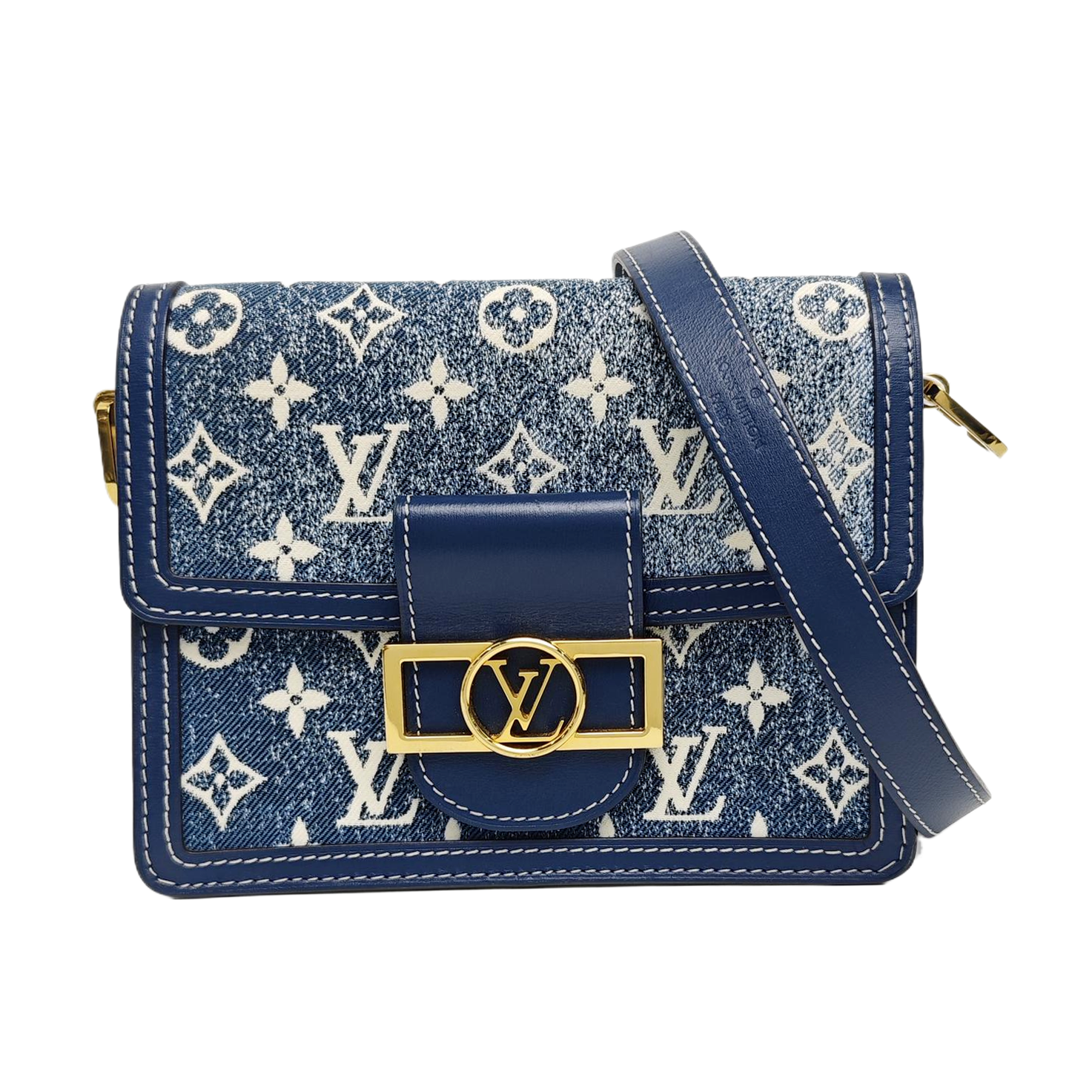 DAUPHINE Mini Monogram Denim Blue