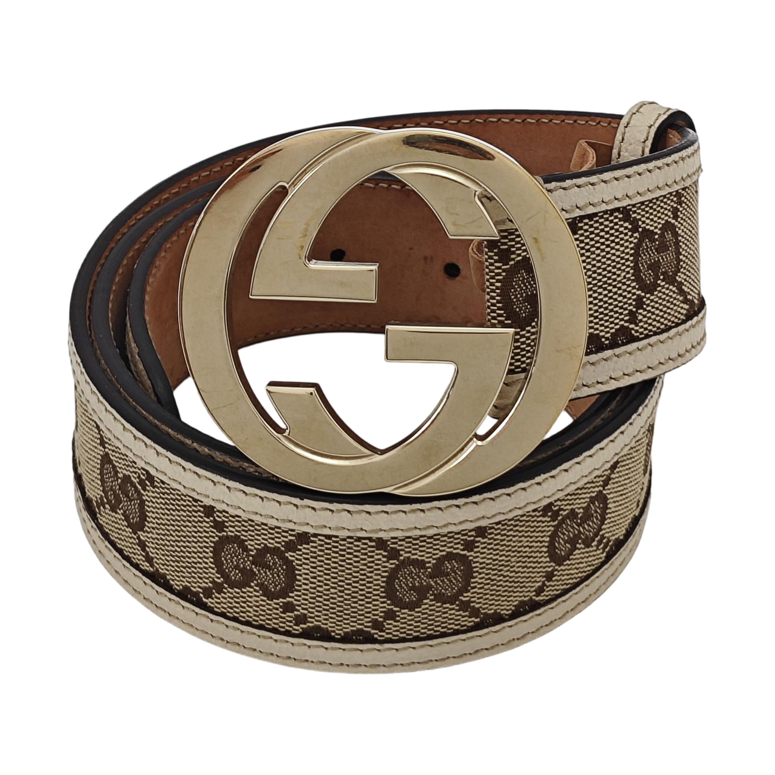 Fabric Belt Beige