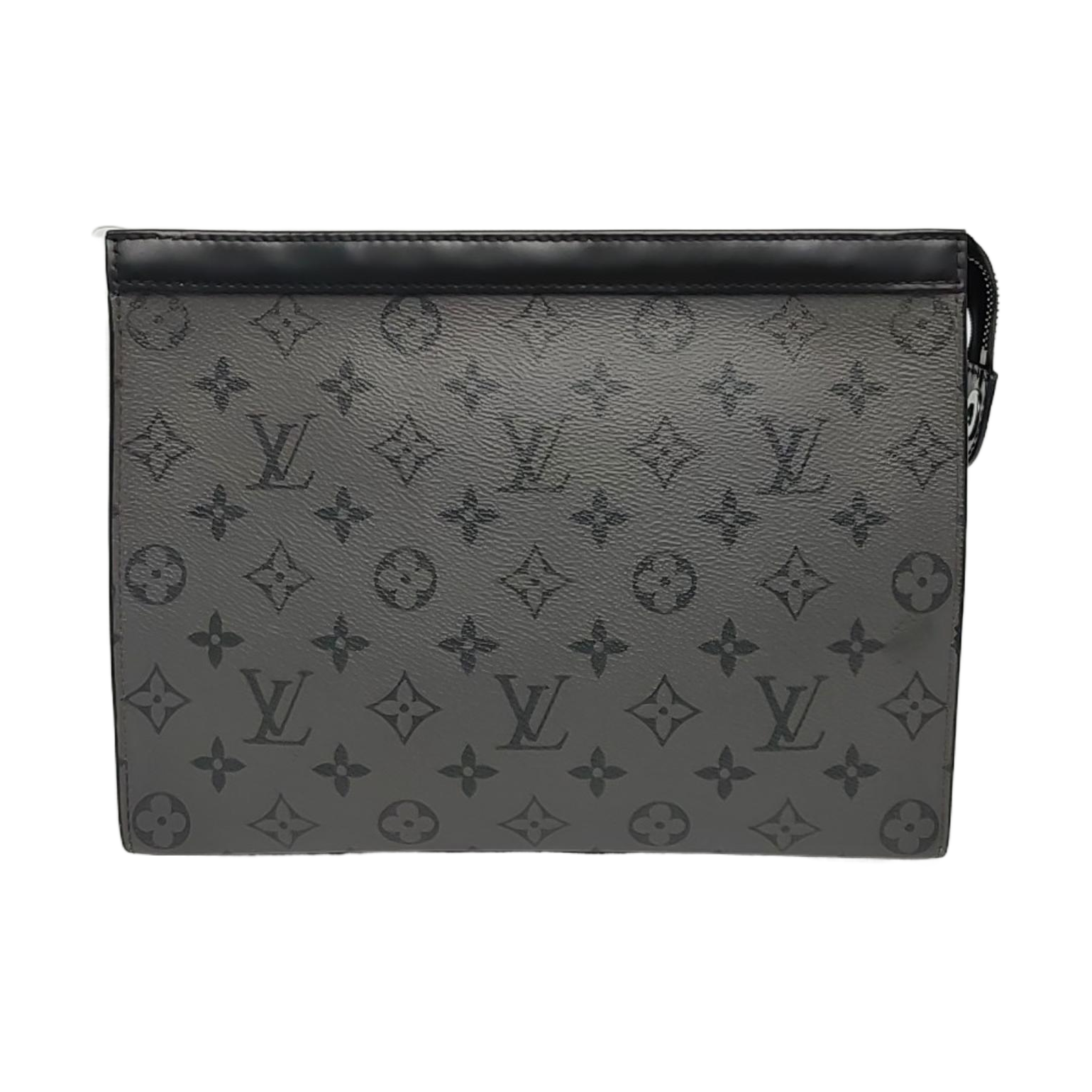 Pochette Voyag MM Monogram Coated Canvas Gray