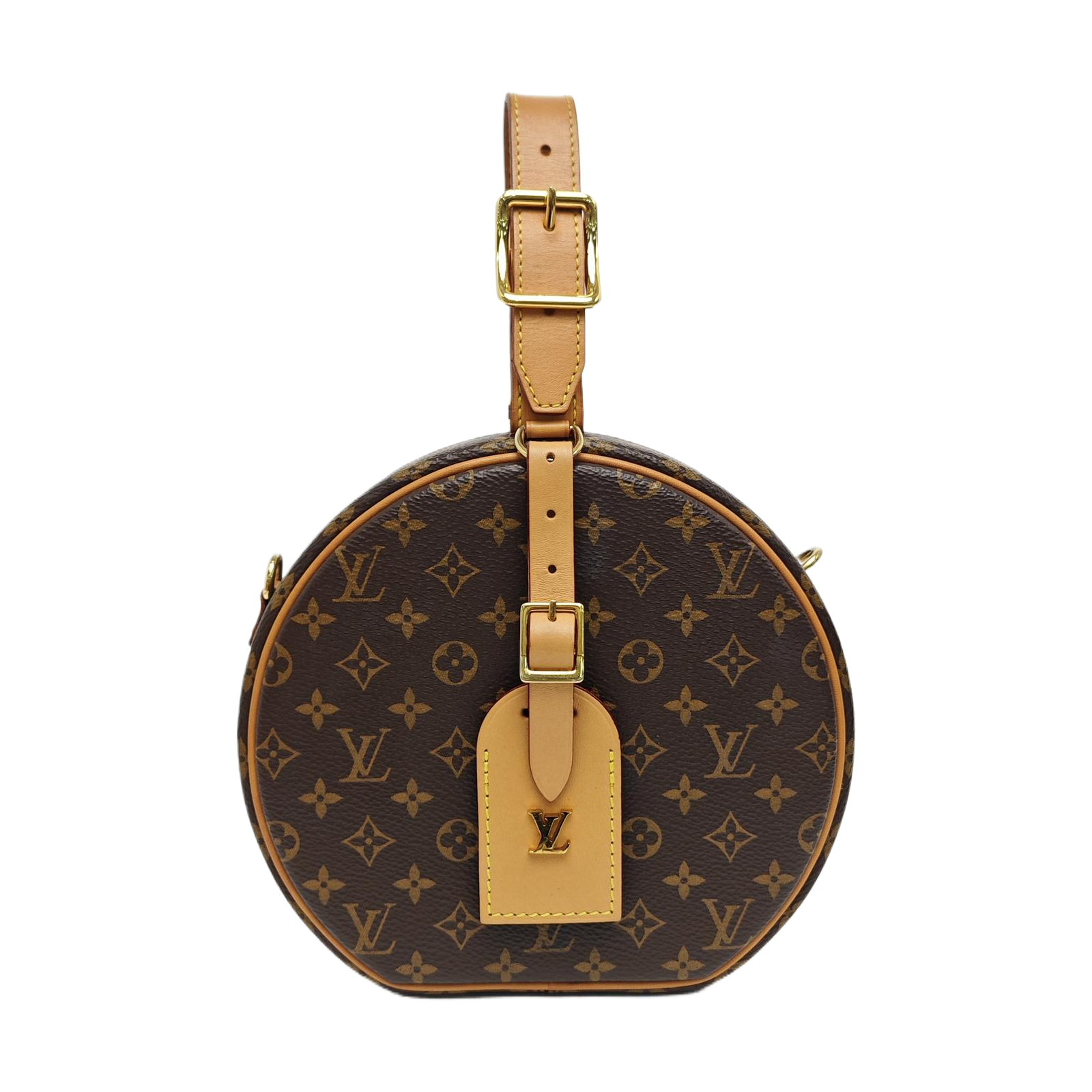 BOITE CHAPEAU PM Monogram Coated Canvas Brown
