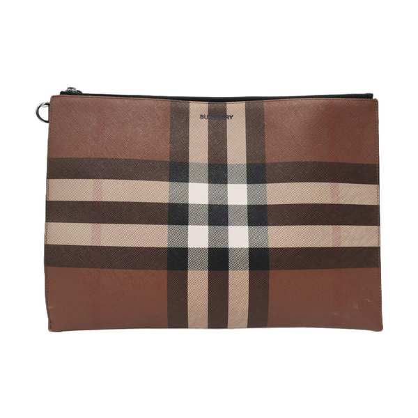 Large Coated Canvas Brown