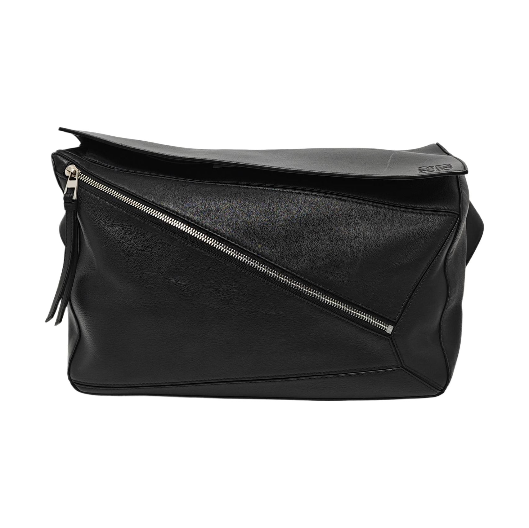 Puzzle Large Calfskin Black