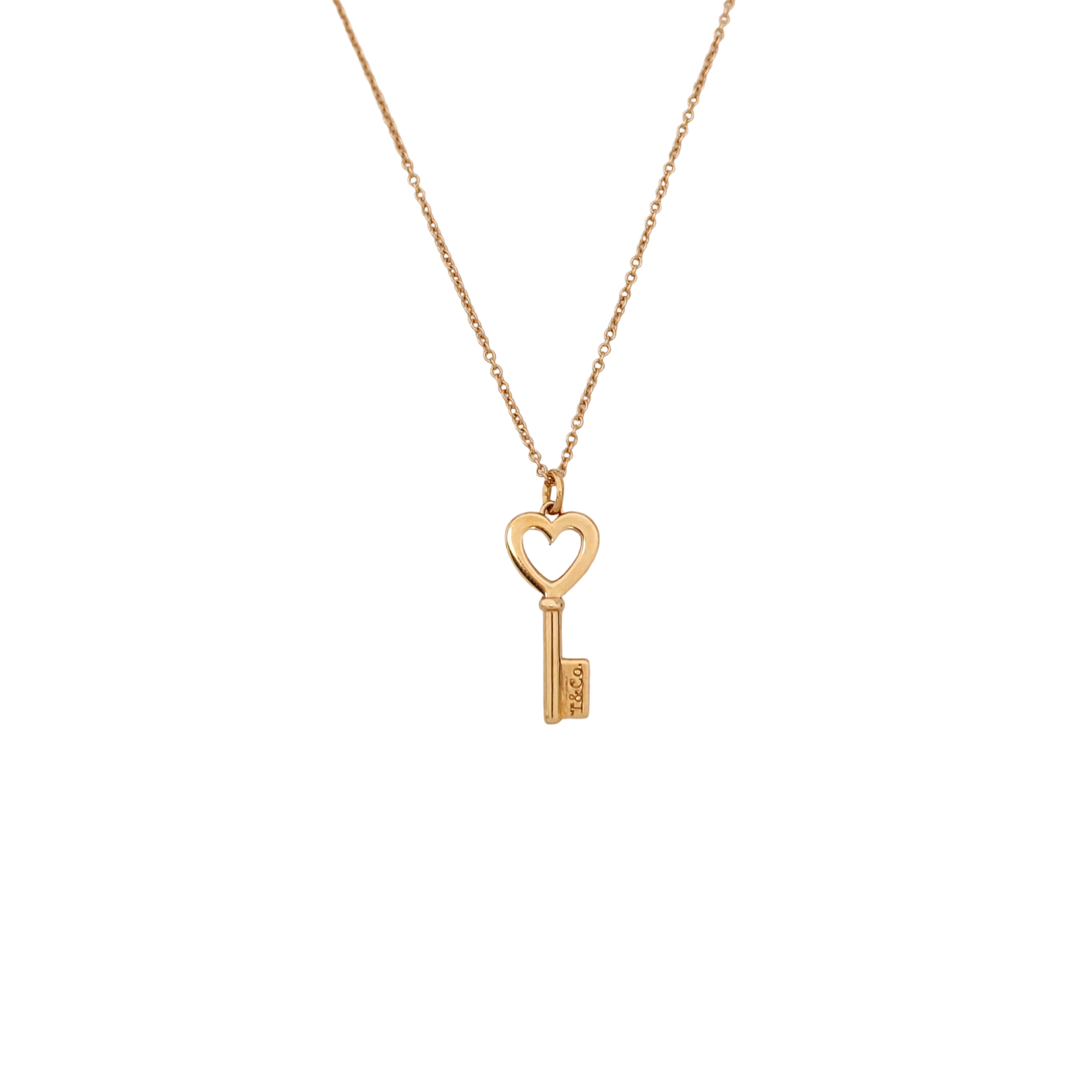 Tiffany Keys 18k Rose Gold Necklace